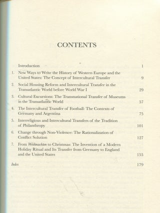 Approaches to the Study of Intercultural Transfer