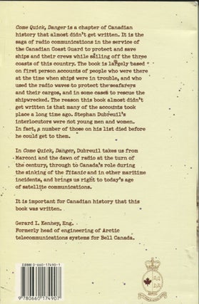 Come Quick Danger; a history of marine radio in Canada