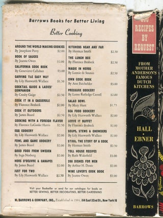 500 Recipes by Request; from Mother Anderson's famous Dutch kitchens