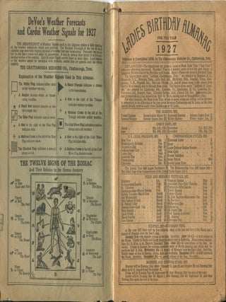 Ladies Birthday Almanacs; set of three from 1926 to 1986