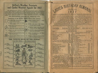 Ladies Birthday Almanacs; set of three from 1926 to 1986