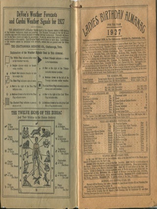 Ladies Birthday Almanacs; set of three from 1926 to 1986