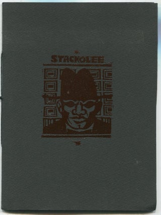 Item #10939 Stagolee; a ballad. Clark Britton, Bill Jackson, printer