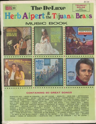 Item #11197 The Deluxe Herb Alpert & the Tijuana Brass Music Book; trumpet solos. Herb Alpert