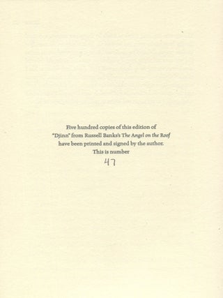 Djinn; a story from 'The Angel on the Roof'