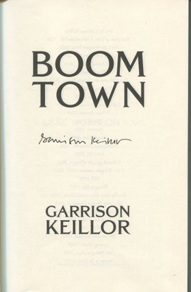 Boom Town; a Lake Wobegon novel