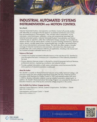 Industrial Automated Systems; instrumentation and motion control