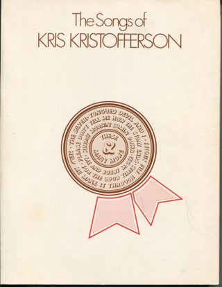 Item #11742 The Songs of Kris Kristofferson. Kris Kristofferson