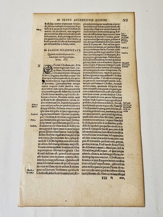 Leaf from Conciones Paraeneticae