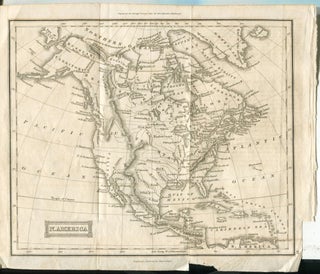 Item #11872 Map of North America 1845. Thomas Ewing