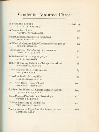 Book and Book Collecting Journals