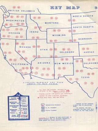 Western Gem Hunters Atlas; rock locations from California to the Dakotas and British Columbia to Texas