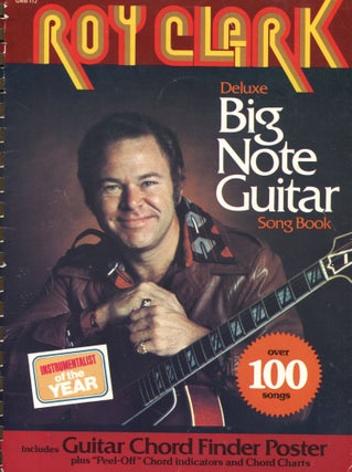Item #12447 Deluxe Big Note Guitar Song Book. Roy Clark