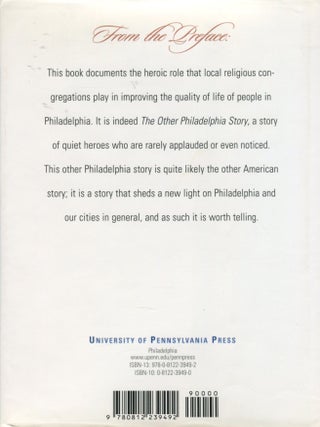 The Other Philadelphia Story; how local congregations support quality of life in urban America