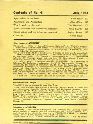 Anarchy 41; the land