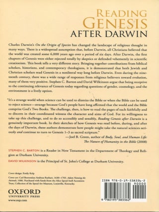 Reading Genesis after Darwin