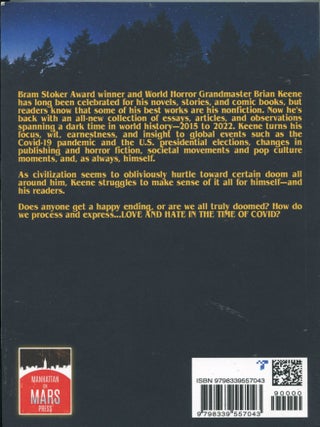 Love and Hate in the Time of COVID; selected science fiction 2015-2022