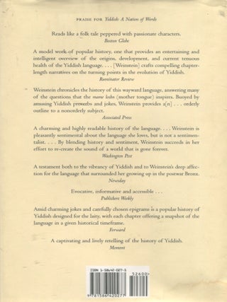 Yiddish; a nation of words