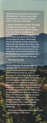 On California; from Napa to Nebbiolo...wine tales from the Golden State