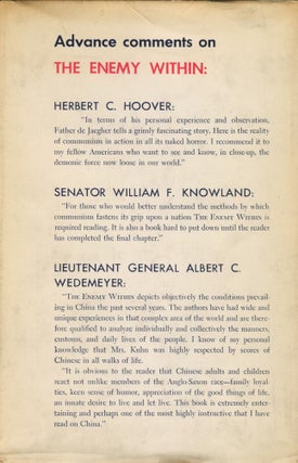 The Enemy Within; an eyewitness account of the communist conquest of China