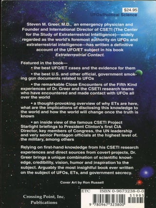 Extraterrestrial Contact; the evidence and implications