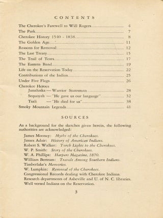 The Cherokee; and his Smoky Mountain legends
