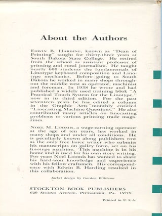 Linecasting Operator-Machinist