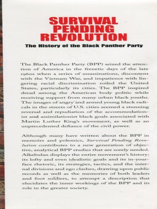 Survival Pending Revolution; the history of the Black Panther Party
