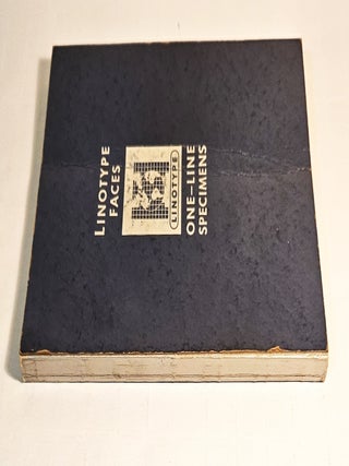 One-Line Specimens of Linotype Faces