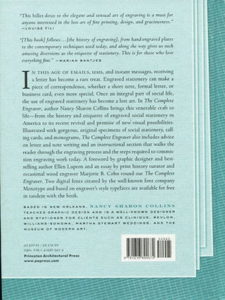 The Complete Engraver; monograms, crests, ciphers, seals, and the etiquette of social stationary