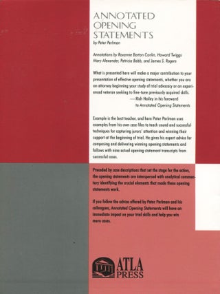 Annotated Opening Statements