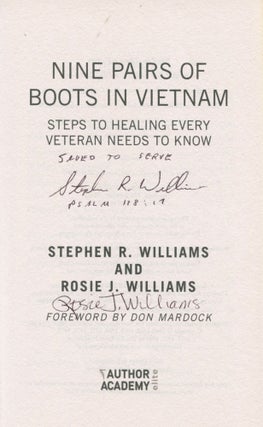 Nine Pairs of Boots in Vietnam; steps to healing every veteran needs to know