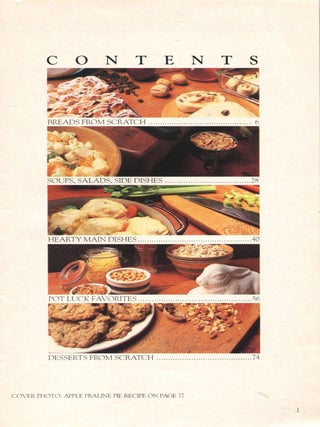 Country American Cookbook; scratch recipes plus more...all featuring traditional homemade quality