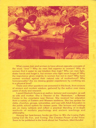 The Mystery of Sex; a book about love