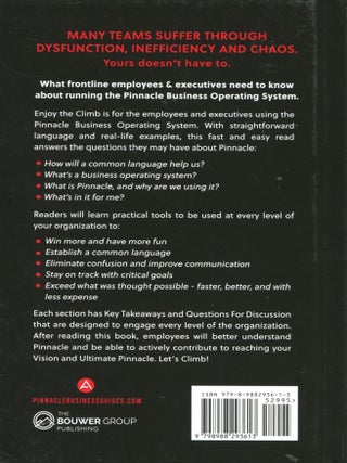 Enjoy the Climb; simple and complete guide to the pinnacle business operating system