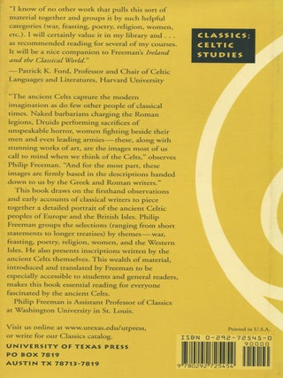War, Women, and Druids; eyewitness reports and early accounts of the ancient Celts
