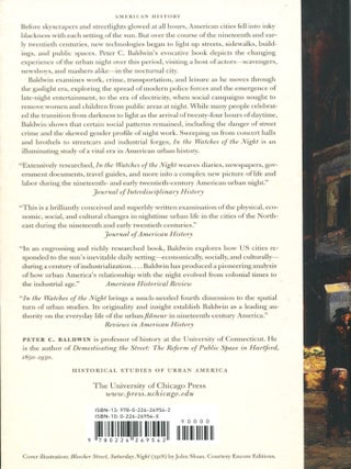 In the Watches of the Night; life in the nocturnal city, 1820-1930