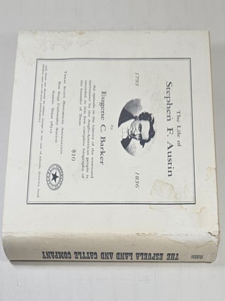 The Espuela Land and Cattle Company; a study of a foreign-owned ranch in Texas