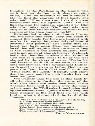 A City Set on a Hill; a history of the Evangelical Lutheran Synod (Norwegian Synod) 1918-1968