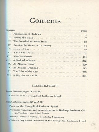 A City Set on a Hill; a history of the Evangelical Lutheran Synod (Norwegian Synod) 1918-1968