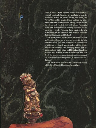 The Kris; an earthly approach to a cosmic symbol