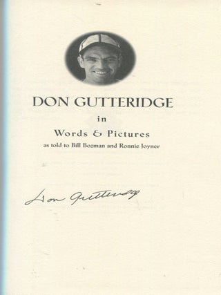 Don Gutteridge in Words & Pictures; as told to Bill Bozman and Ronnie Joyner