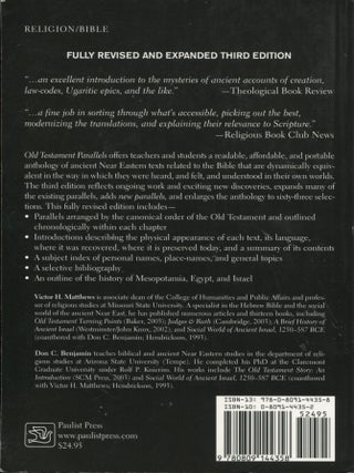 Old Testament Parallels; laws and stories from the ancient Far East