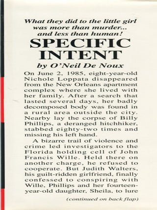 Specific Intent