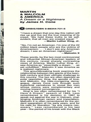 Martin & Malcolm & America; a dream or a nightmare