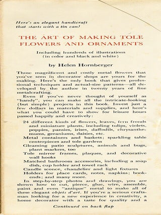 The Art of Making Tole Flowers and Ornaments