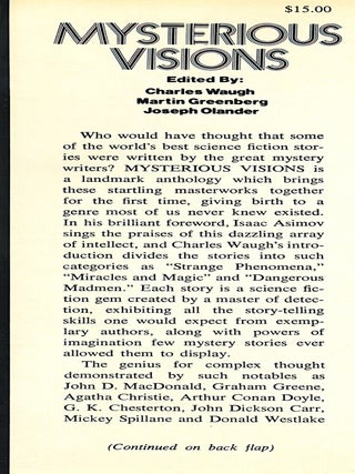 Mysterious Visions; great science fiction by masters of the mystery