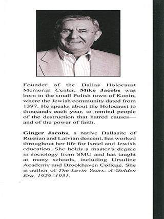 Holocaust Survivor; Mike Jacobs' triumph over tragedy