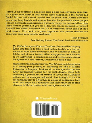 Mastership; the journey from bankruptcy to a new life