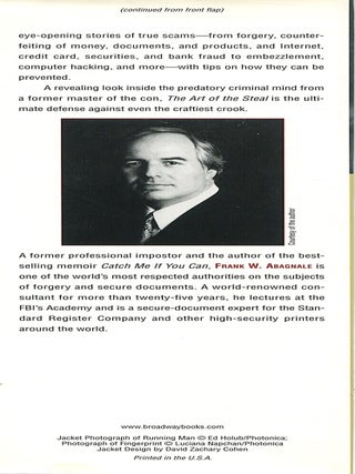 The Art of the Steal; how to protect yourself and our business from fraud - America's #1 crime